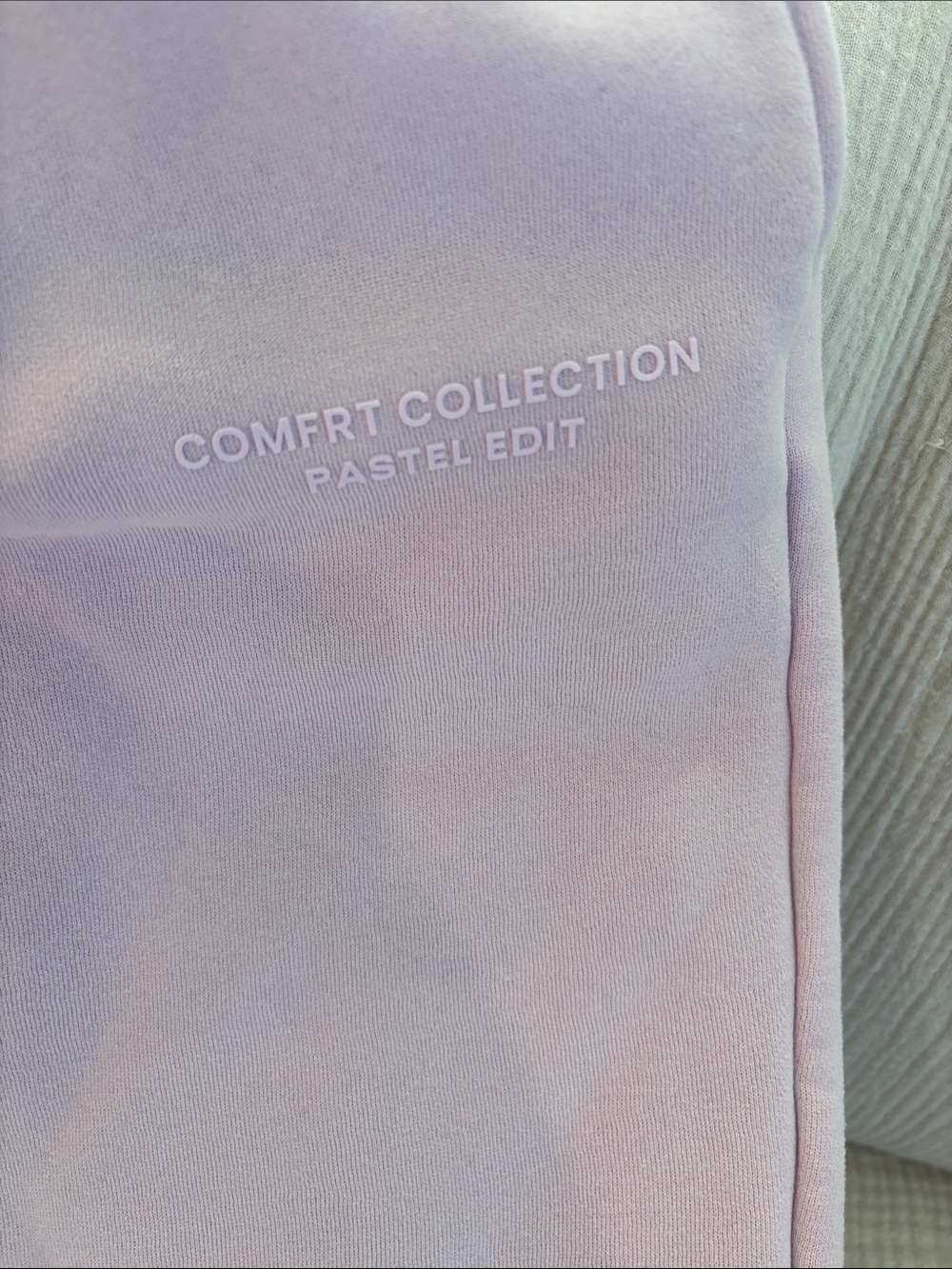 Lilac Cozy Fleece Joggers - Relaxed Track Pants - Picture 2 of 6